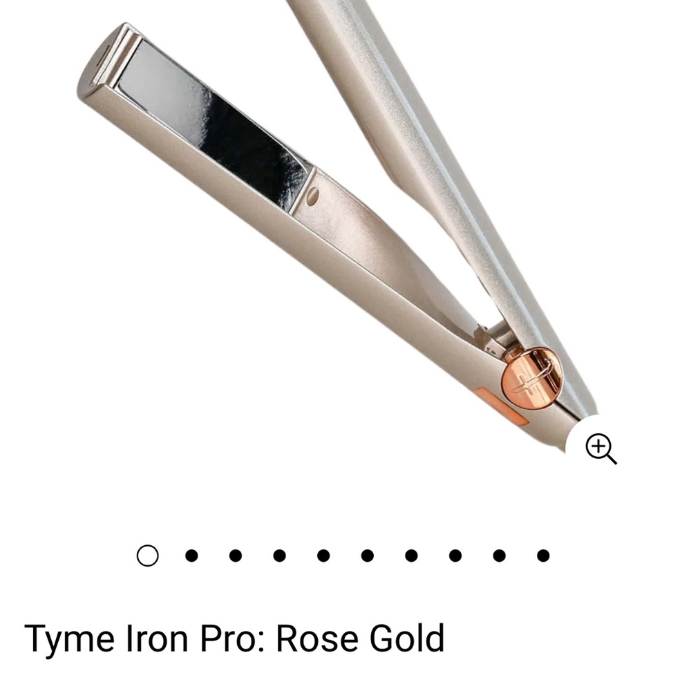 TYME Rose Gold Hair Styling Iron